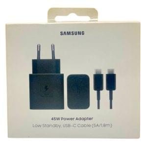 آداپتور شارژر سامسونگ 45 وات اورجینال دو پین سوپر فست شارژ